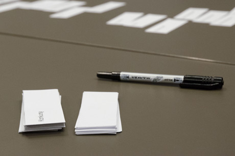 University website UX Research card sorting
